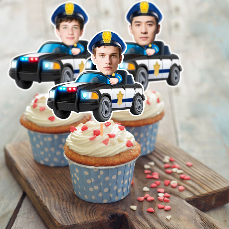 Car Accessories Walmart - 12/24 szt. Personalizowane ozdoby na tort