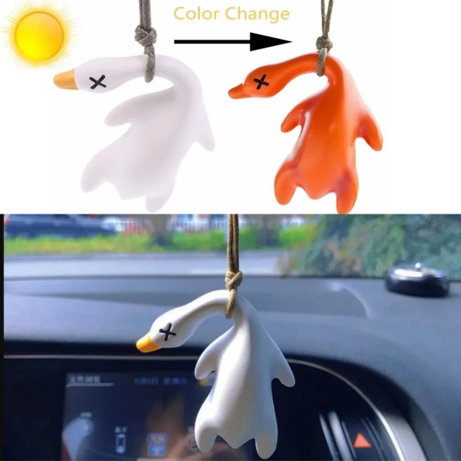 Car Blind Spot Mirror - Zmiana koloru Kaczka Ozdoba samochodowa Dekoracja,