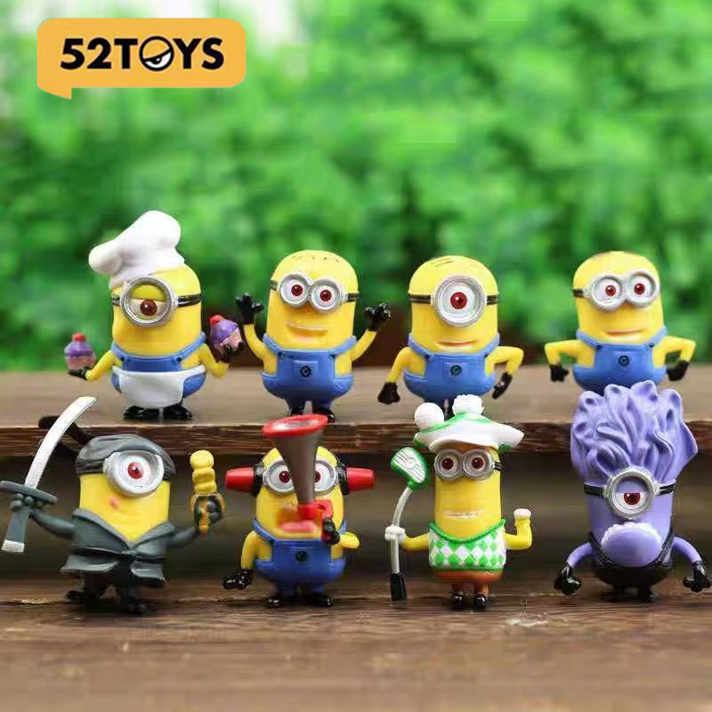 8 szt./1 zestaw 52TOYS Minionk – Car Accessories Walmart recenzja i cena