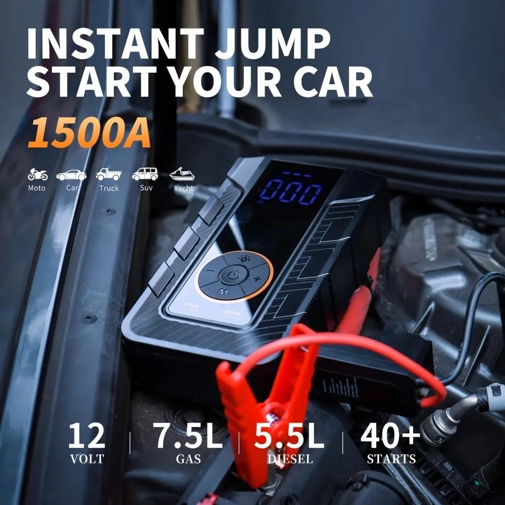 Urządzenie 4-w-1 do awaryjnego – Portable Jump Starter recenzja i cena