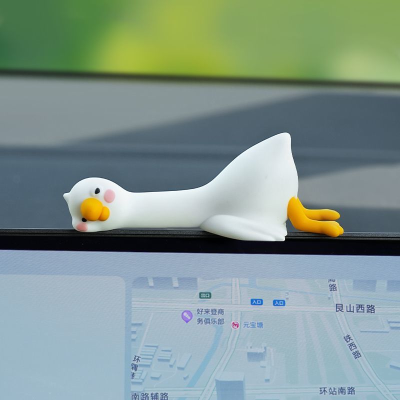 Urocza kreskówkowa biała kaczk – Car Accessories Cute recenzja i cena