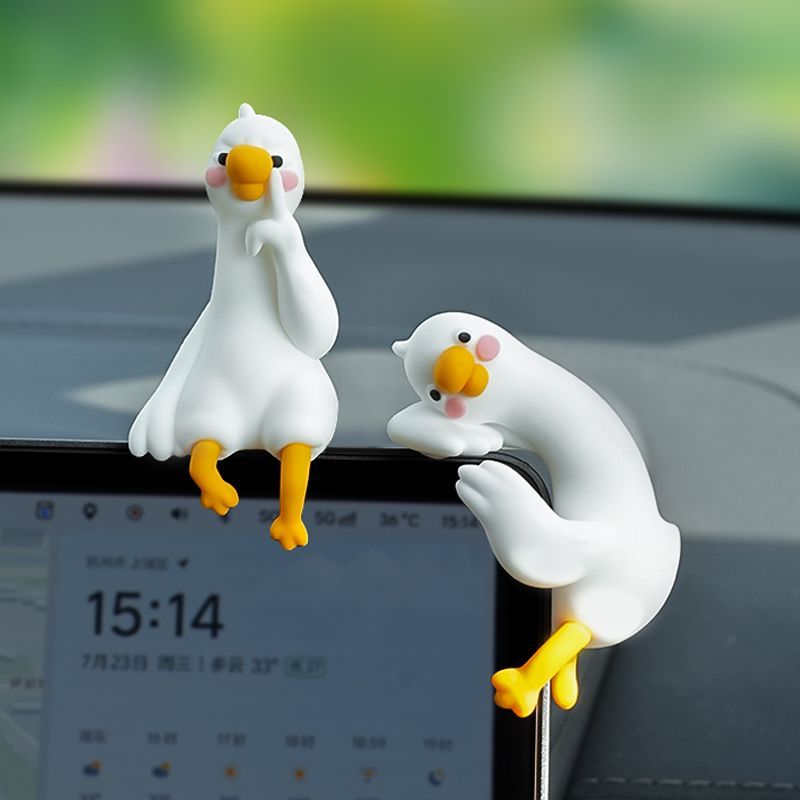 Urocza kreskówkowa biała kaczk – Car Accessories Cute recenzja i cena