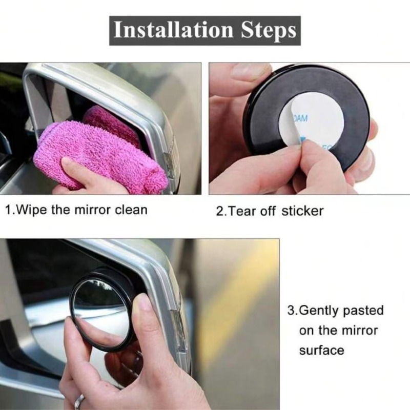 2 szt. Okrągłe lusterka martwe – Car Blind Spot Mirror recenzja i cena